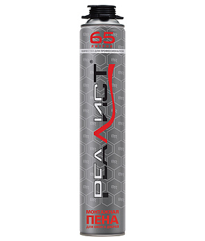 Пена монтажная REALIST PRO Silver 65л 850мл Пена монтажная REALIST PRO Silver 65л 850мл