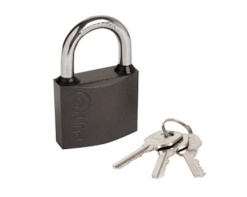 Замок навесной PK-0150 3 key англ.ключ.  (59109) (PUNTO)