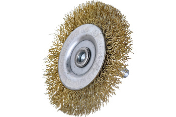 Кордщетка для дрели радиальная мягкая Практика 63мм, хвост 6мм