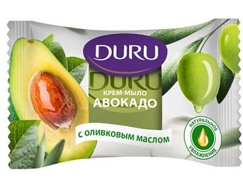 Крем-мыло Авокадо и Олива DURU 1+1 80г*24 шт.
