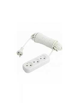 Удлинитель бытовой 3гн*10м 2200Вт ПВС 2*1,0мм 90511