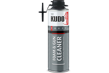Очиститель монтажной пены KUDO PROFF Foam&GunCLEANER Очиститель монтажной пены KUDO PROFF Foam&GunCLEANER