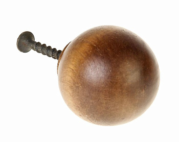 Ручка-кнопка меб. Алапаевск шар дуб