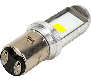 Лампа светодиодная мотоциклетная 10-36V BA20D 2*7.5W COB блистер дальн TM NORD YADA