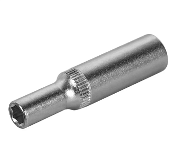Головка торцевая глубокая КОБАЛЬТ 1/4", 5мм, Cr-V 