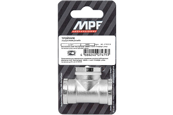 Тройник 1/2" в/в/в MPF, MP-У