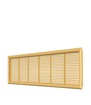 Решетка вентиляционная 227х67, бежевая