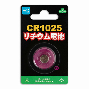 Батарейка FQ CR1025, 3В, 1шт (блистер)