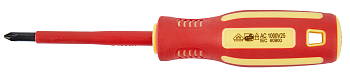 Отвертка диэлектрическая PH1x80мм ELITECH 231202