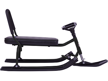 Снегокат "TANDEM" 501 большое сиденье со спинкой  (рама черный) Снегокат "TANDEM" 501 большое сиденье со спинкой  (рама черный)