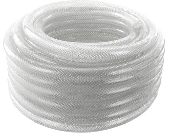 Шланг для воды садовый QUATTRO ELEMENTI Cristallino 5/8 25м, армированный, толщ.стенки 3,0мм