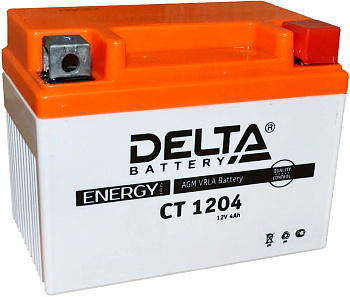 АКБ для мопеда 12V 4Ah DELTA CT1204