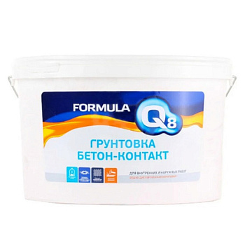 Грунтовка акриловая бетон-контакт FORMULA Q8 12 кг.
