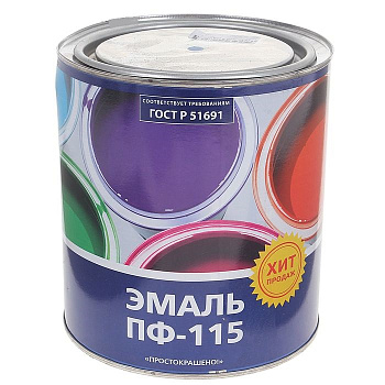 Эмаль ПФ-115 "ПРОСТОКРАШЕНО" синяя 2,7 кг