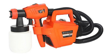 Краскопульт электрический PATRIOT SG 550 HVLP, 550 Вт., 50 DIN/сек, Расход 850 мл/мин.