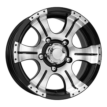 Диск литой Байконур (КС473-03) 7,0x15 ET20 5x139,7 108,5 алмаз черный