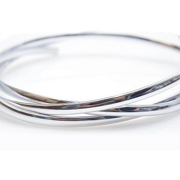 Молдинг блестящий узкий (6А) 1м (28/3,30)