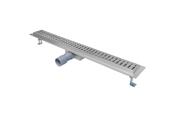 Трап линейный металл. с решеткой D 40/50 длина 550мм