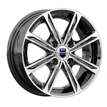 Диск литой Флэш 5,0x13 ET45 4x100 67,1 алмаз черный K&K (KC710-03)