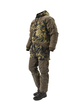 Костюм зимний «ГЕРКОН» куртка/брюки, цвет: кмф "ДЮНЫ/т.хаки", ткань: Алова/Финляндия (48-50, 170-176