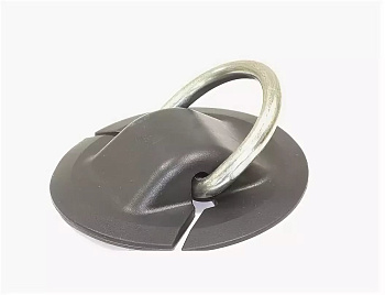 Рым-кольцо (метал) с площадкой пвх