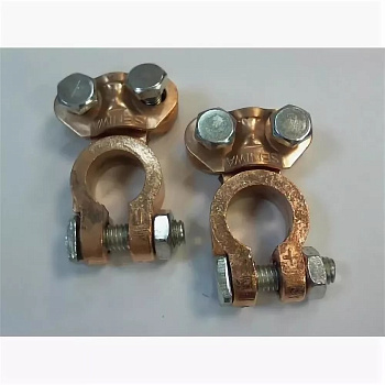 Клемма АКБ обмедненная (большая) к-т SkyWay Клемма АКБ обмедненная (большая) к-т SkyWay