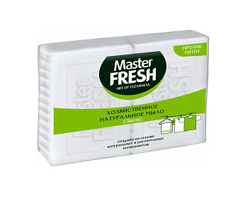 Мыло хозяйственное твердое Master FRESH против пятен 2шт*125г