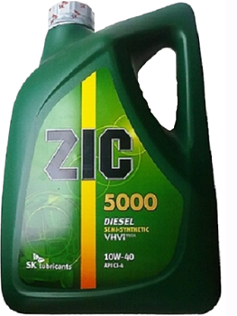 Масло моторное ZIC X7 10W40 Diesel 6л синт.