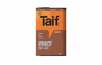 Масло моторное TAIF VIVACE 5W-40 SN/CF, A3/B4 Sythetic (4л/3,6кг)