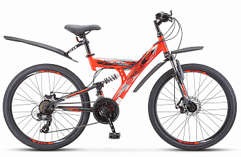 Велосипед STELS 24” Focus MD (16" Красный/чёрный)