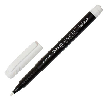 Маркер перманентный MunHwa на водной основе белый, 1мм