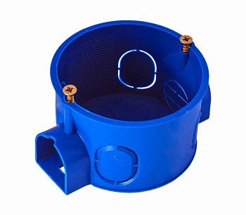 Коробка устан. наборная D=60мм H=40мм  в бетон черн/син.