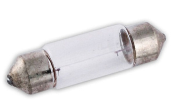 Лампа 12V 10W в/с YADA 10х41мм,11х36