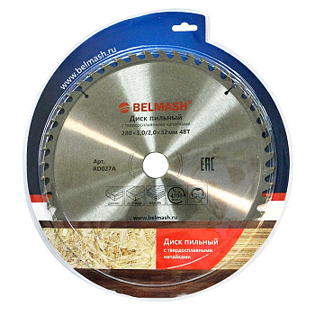 Диск пильный Белмаш 280х3,0/2,0х32мм, 48Т