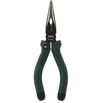 Длиногубцы DELI "Home Series Green" HT2106L 160мм