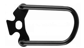 Защита заднего переключателя скоростей на ось NH-P02S, сталь, черн. 90мм-45мм