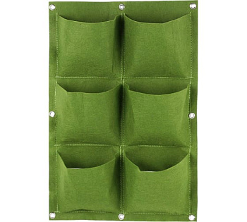 Грядки текстильные подвесные, 60х40см, 6 карманов, геотекстиль, МР-У