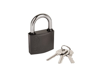 Замок навесной PK-0138 3 key англ.ключ.  (59107) (PUNTO)