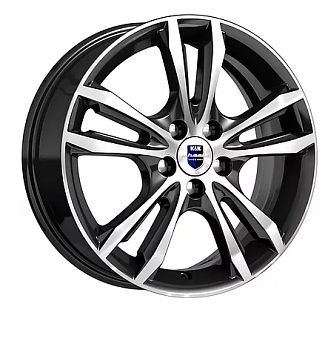 Диск литой Samara (КС866-04) 6x16 ЕТ 40 5x100 67.1 алмаз черный SK Арт.74571SK