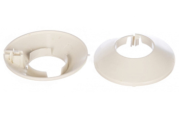 Чашка декоративная (отражатель) разъемная 26/28мм (белая) (2шт), MP