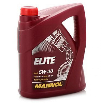 Масло моторное MANNOL ELITE 5W40 SL/CF синт. 4л. А3/В4