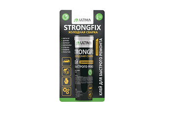 Клей холодная сварка ULTIMA StrongFix, универсальный 58г (прозрачный) Клей холодная сварка ULTIMA StrongFix, универсальный 58г (прозрачный)