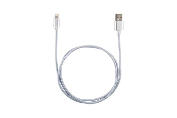 Кабель Energy ET-01 USB/Lightning, цвет - серебро