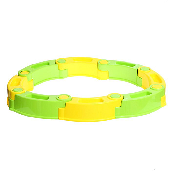 Песочница модульная "AVGDейка" 8 секций (желто-зеленый)