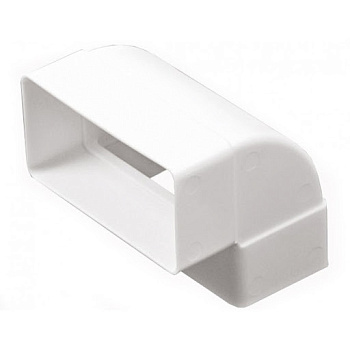 Колено вертикальное пластик 90°, 60х120