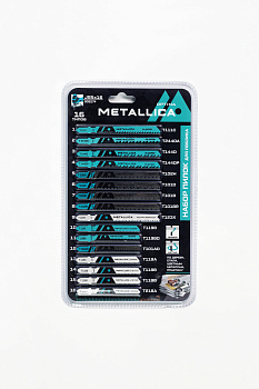 Набор пилок д/лобзика METALLICA Optima №5 по дереву и металлу, блистер, 16 шт