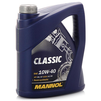 Масло моторное MANNOL CLASSIC 10W40 SJ/CF/EС п/с 4л.