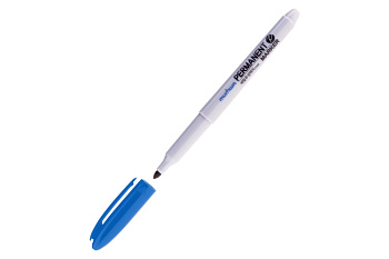Маркер перманентный MunHwa FPM-02 (синий), пулевидный, 1,5мм