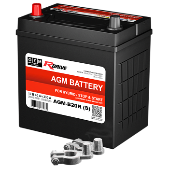 АКБ RDrive OEM AGM-B20R(S) (28800-21181) S34B20R