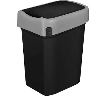 Контейнер для мусора "SMART BIN" 10Л (Черный)